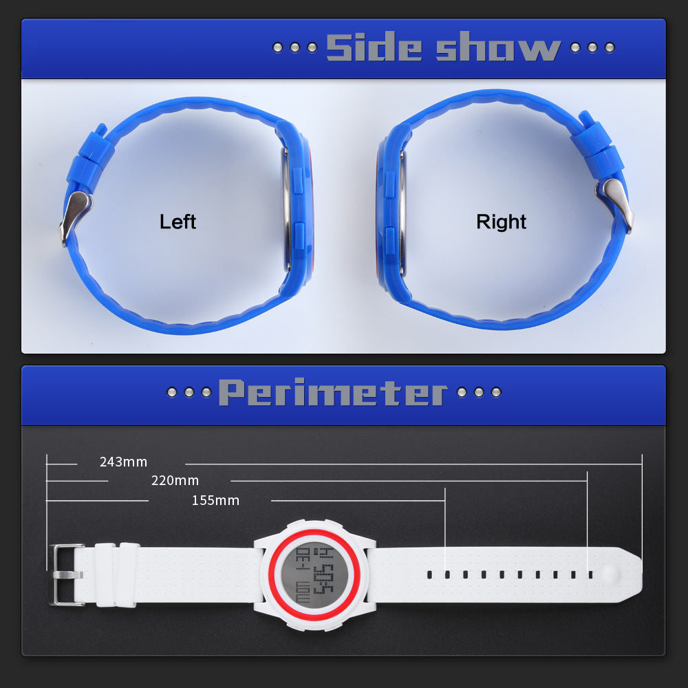 Skmei Digital Dial Zinc Alloy Strap Watch for Men - 1206