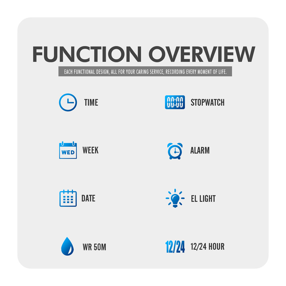 Skmei Digital Dial TPU Strap Watch for Kids - 2326