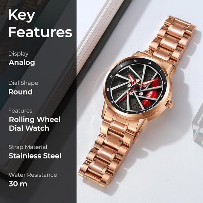 Luxury Skeleton Dial Analog Watch for Men with Premium Metal Strap and Stylish Designer Look