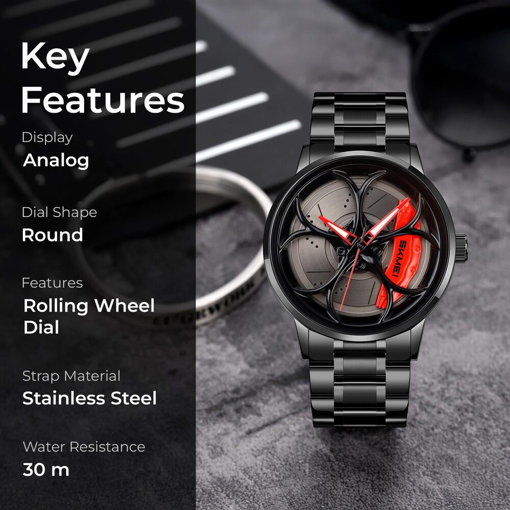 Premium Motorsport Rim Inspired Wristwatch