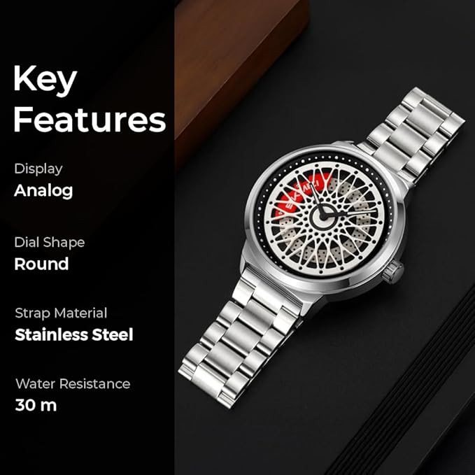 Premium Skeleton Dial Watch for Men – Stainless Steel Strap, Unique Designer Mechanical Style Wrist Watch