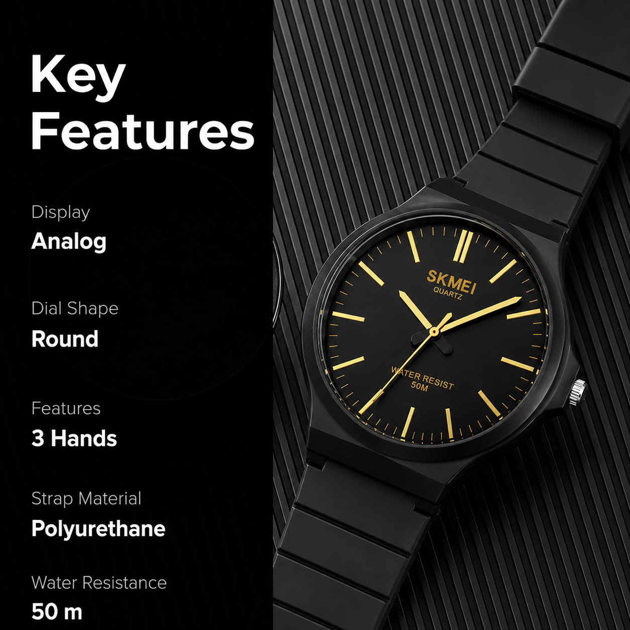 Classic Analog Wrist Watch for men
