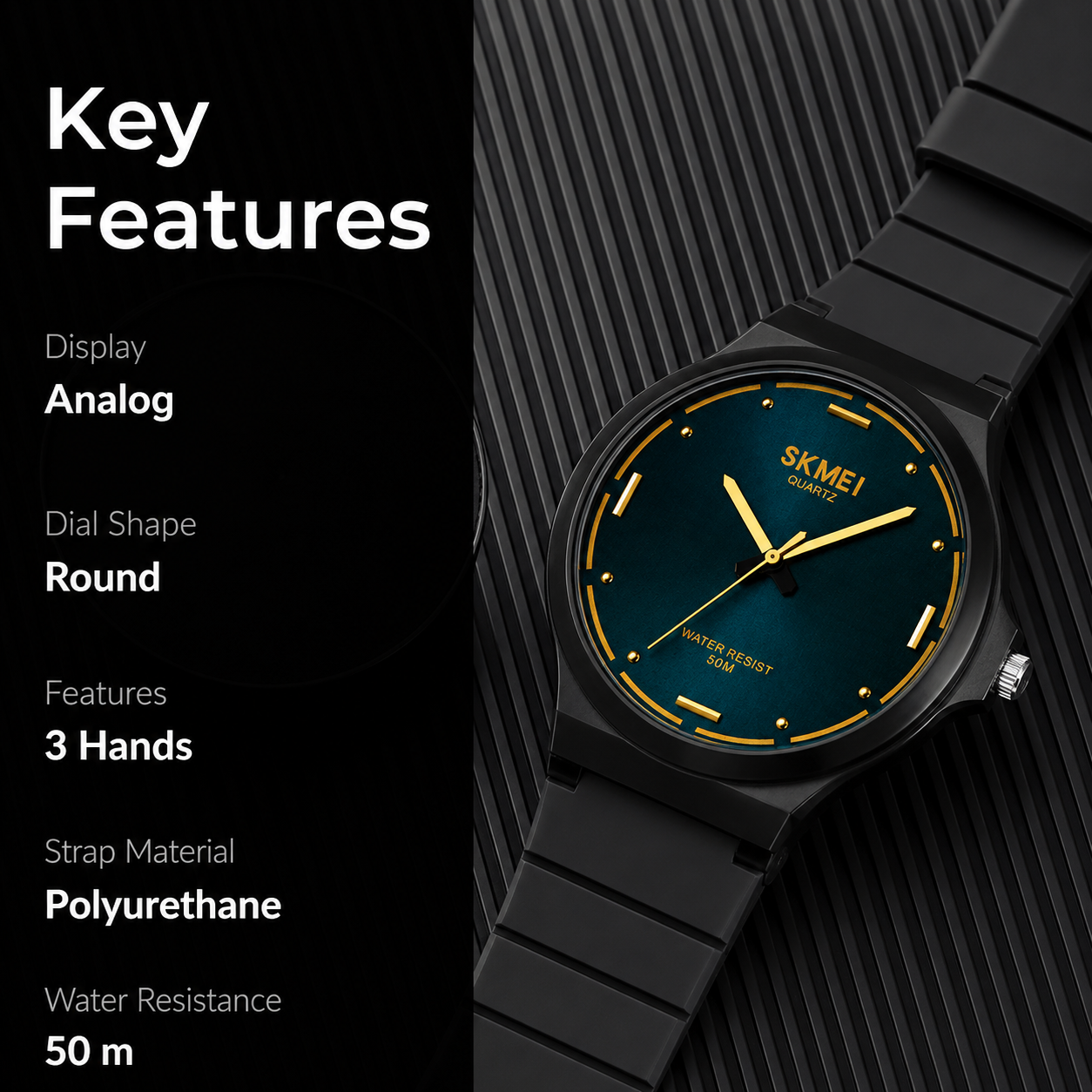 Classic Analog Wrist Watch for men