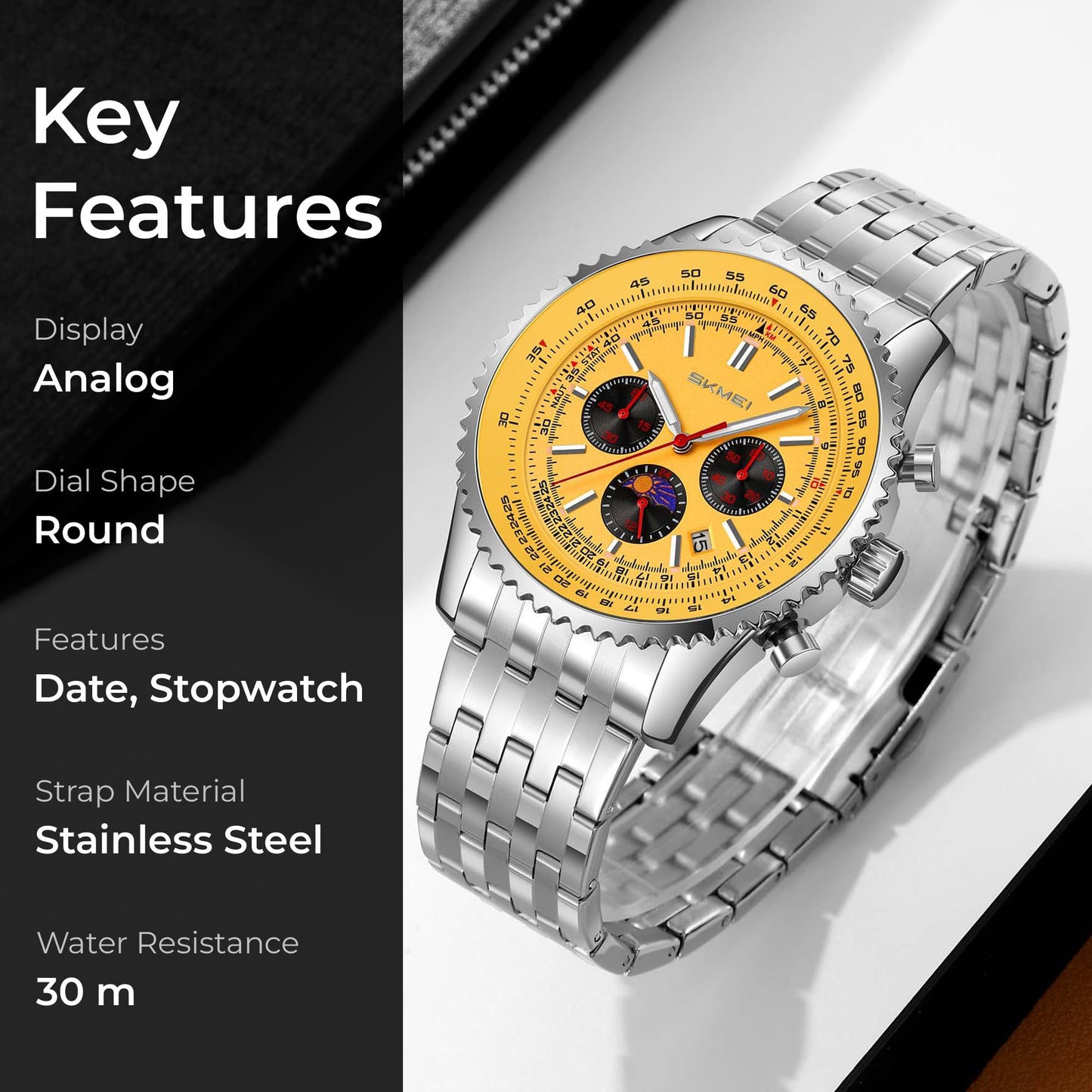 Premium Chronograph Analog Wrist Watch for men