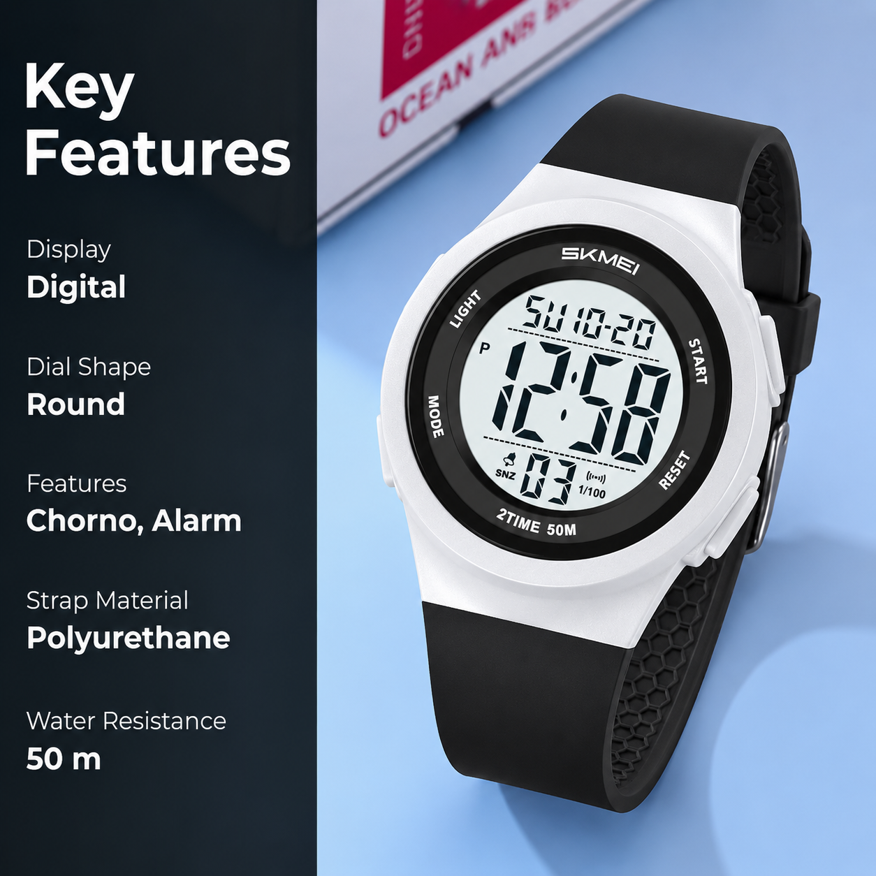Digital Sports Watch for Kids with Comfortable Strap