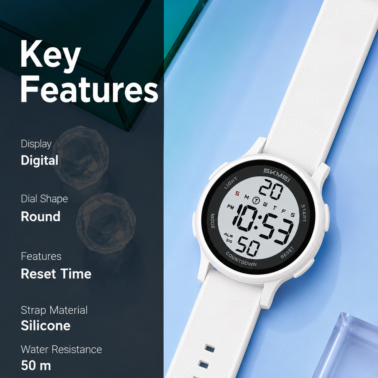 Sporty Digital Wrist Watch for Everyday Wear for kids