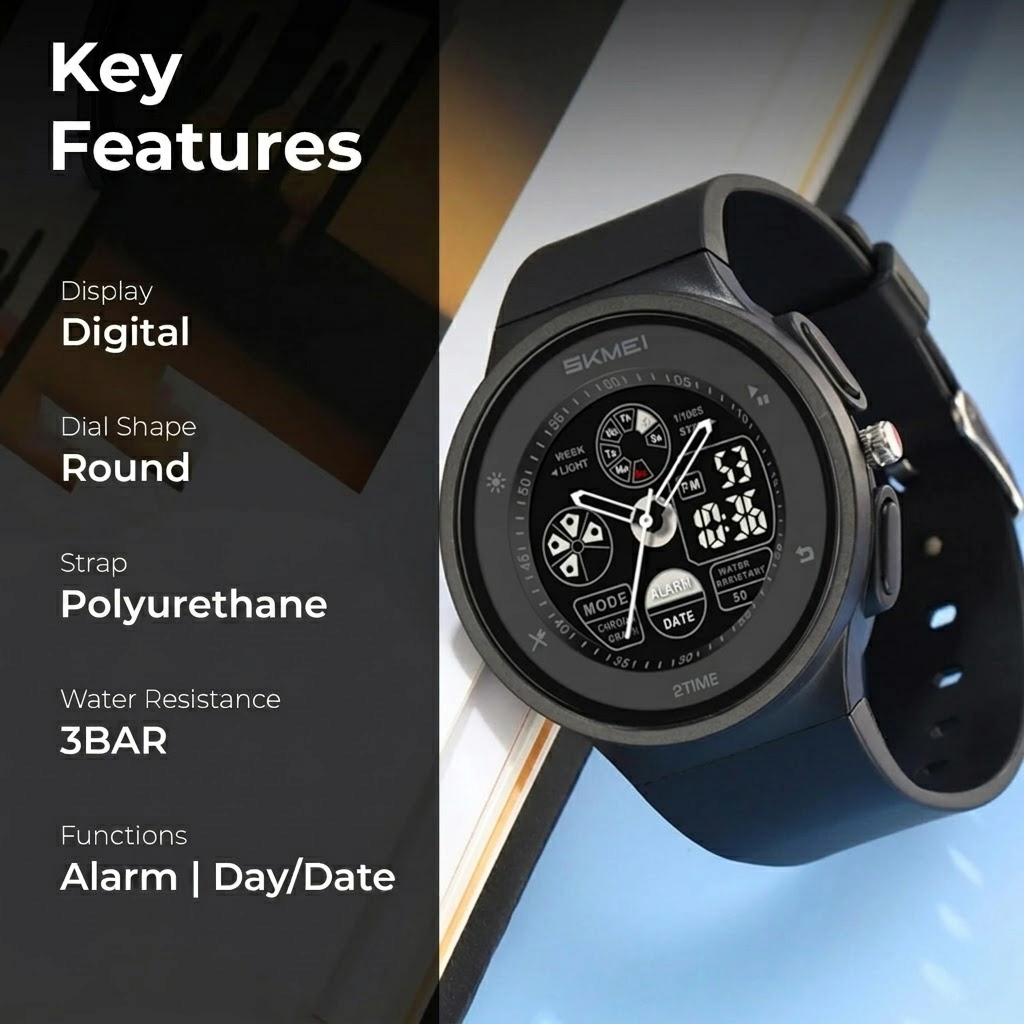 Smart Dual Display Sports Watch for kids