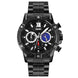 Analog Watch for Men with Black Stainless Steel Strap and Round Dial for Casual & Formal Wear