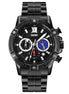 Analog Watch for Men with Black Stainless Steel Strap and Round Dial for Casual & Formal Wear
