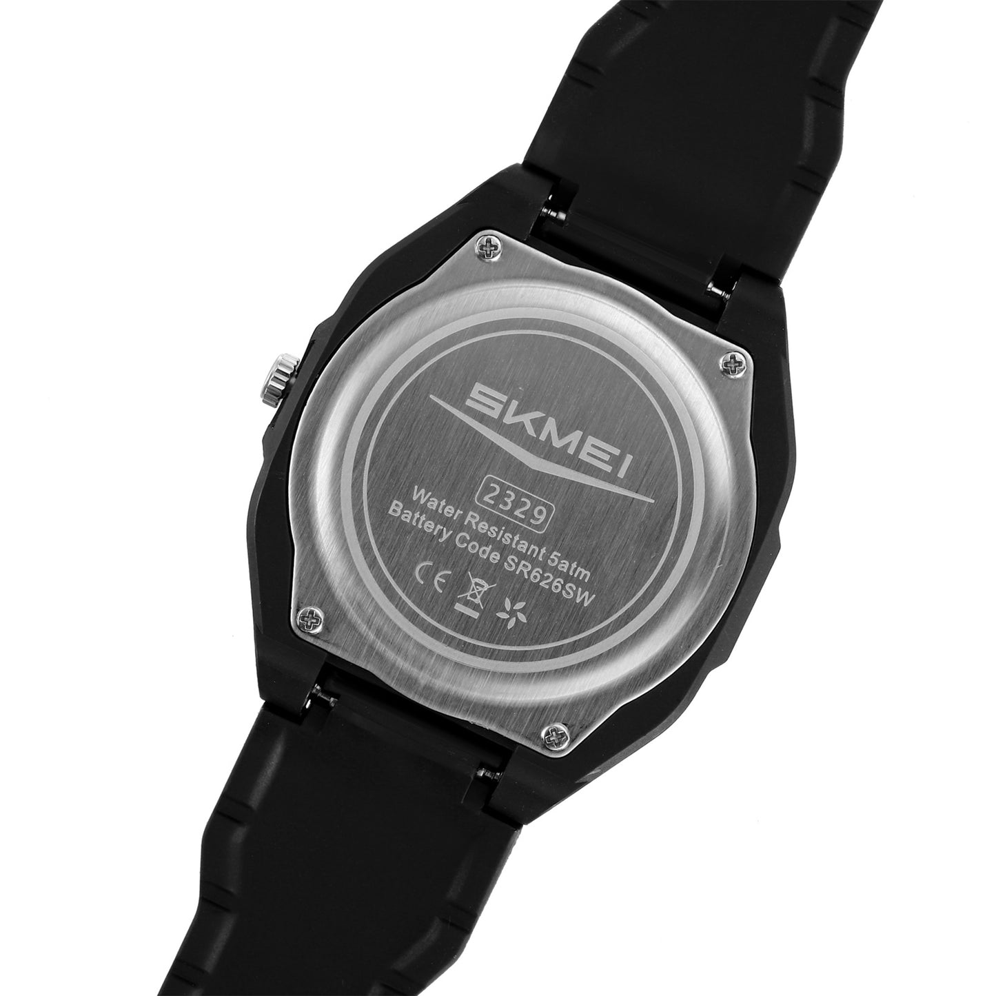 Skmei Quartz Analog Dial Silica Gel Strap Watch for Men - 2329