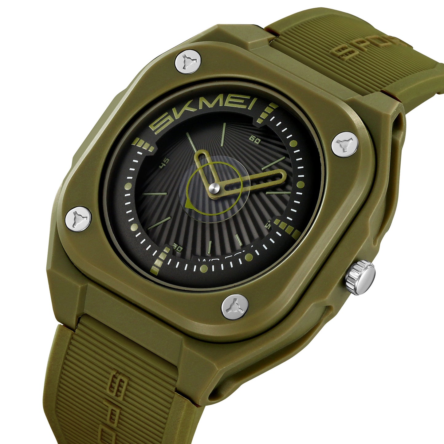 Skmei Quartz Analog Dial Silica Gel Strap Watch for Men - 2329