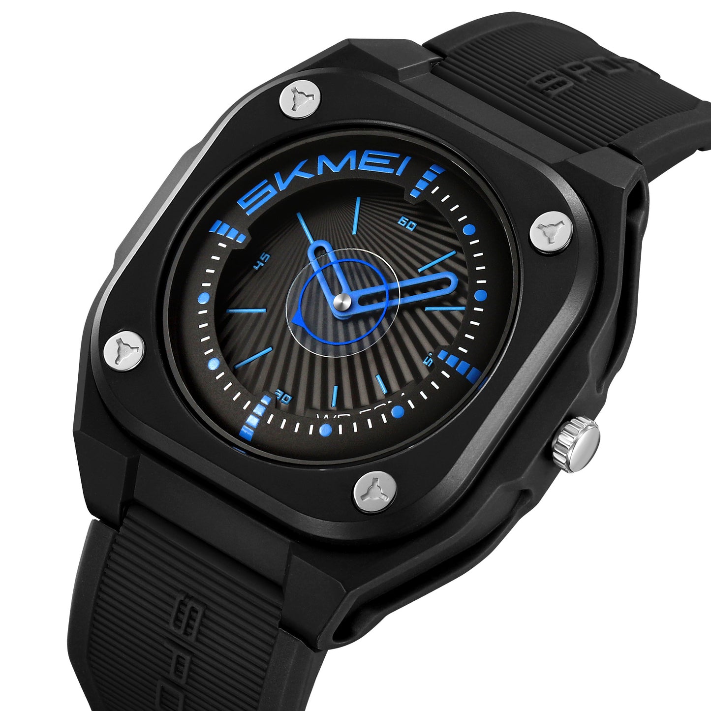 Skmei Quartz Analog Dial Silica Gel Strap Watch for Men - 2329