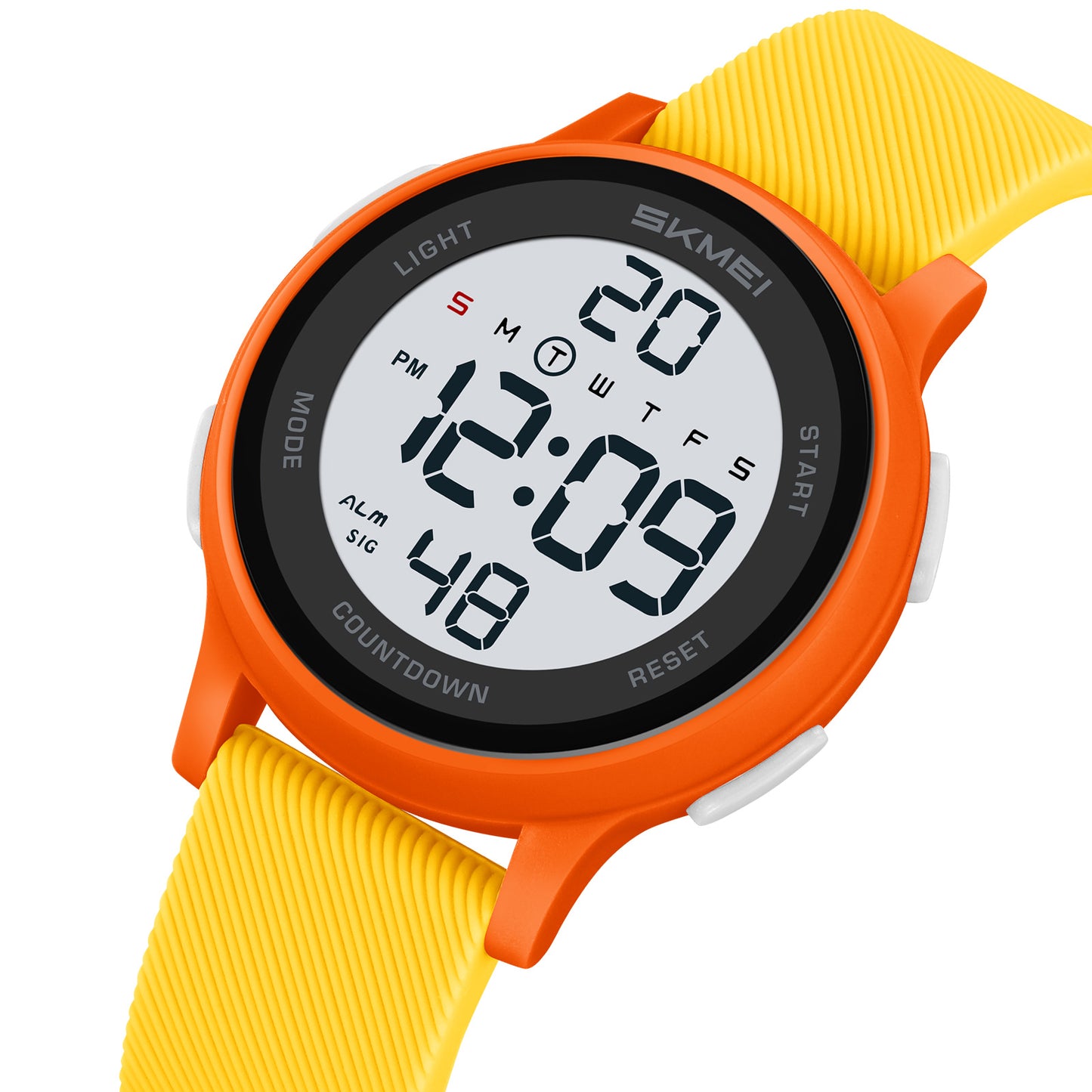 Skmei Digital Dial Silica Gel Strap Watch for Kids - 2427