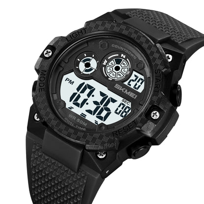 Skmei Digital Dial TPU Strap Watch for Men - 2337