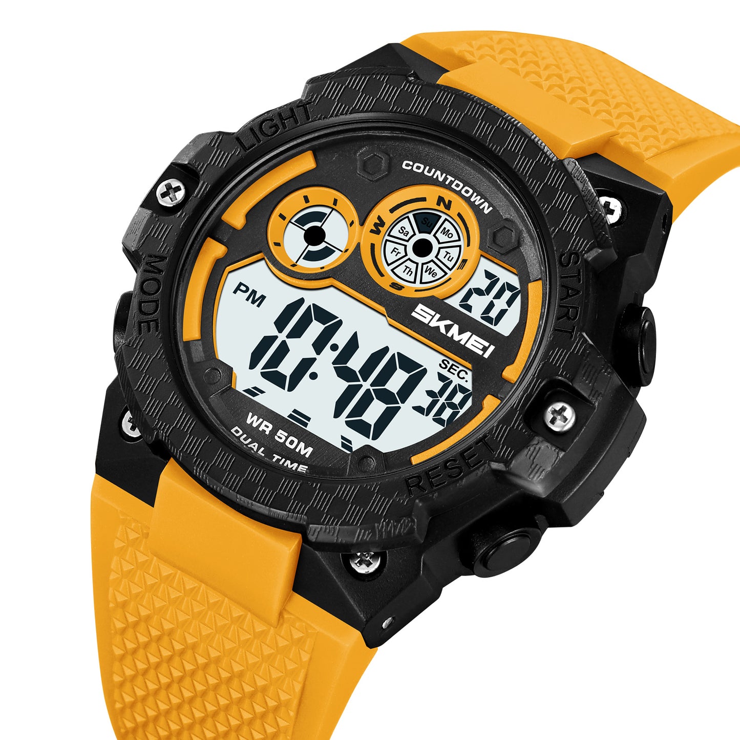 Skmei Digital Dial TPU Strap Watch for Men - 2337