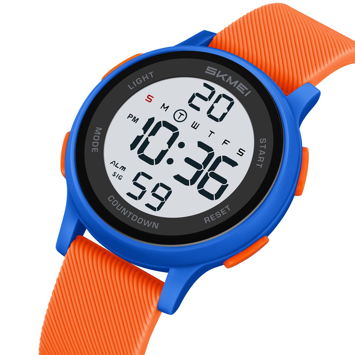 Skmei Digital Dial Silica Gel Strap Watch for Kids - 2427