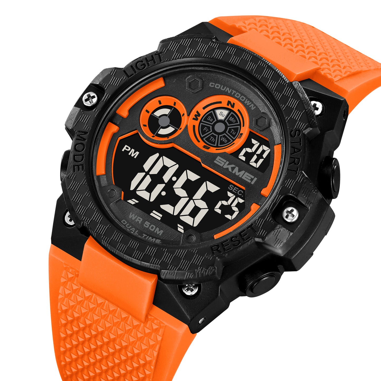 Skmei Digital Dial TPU Strap Watch for Men - 2337