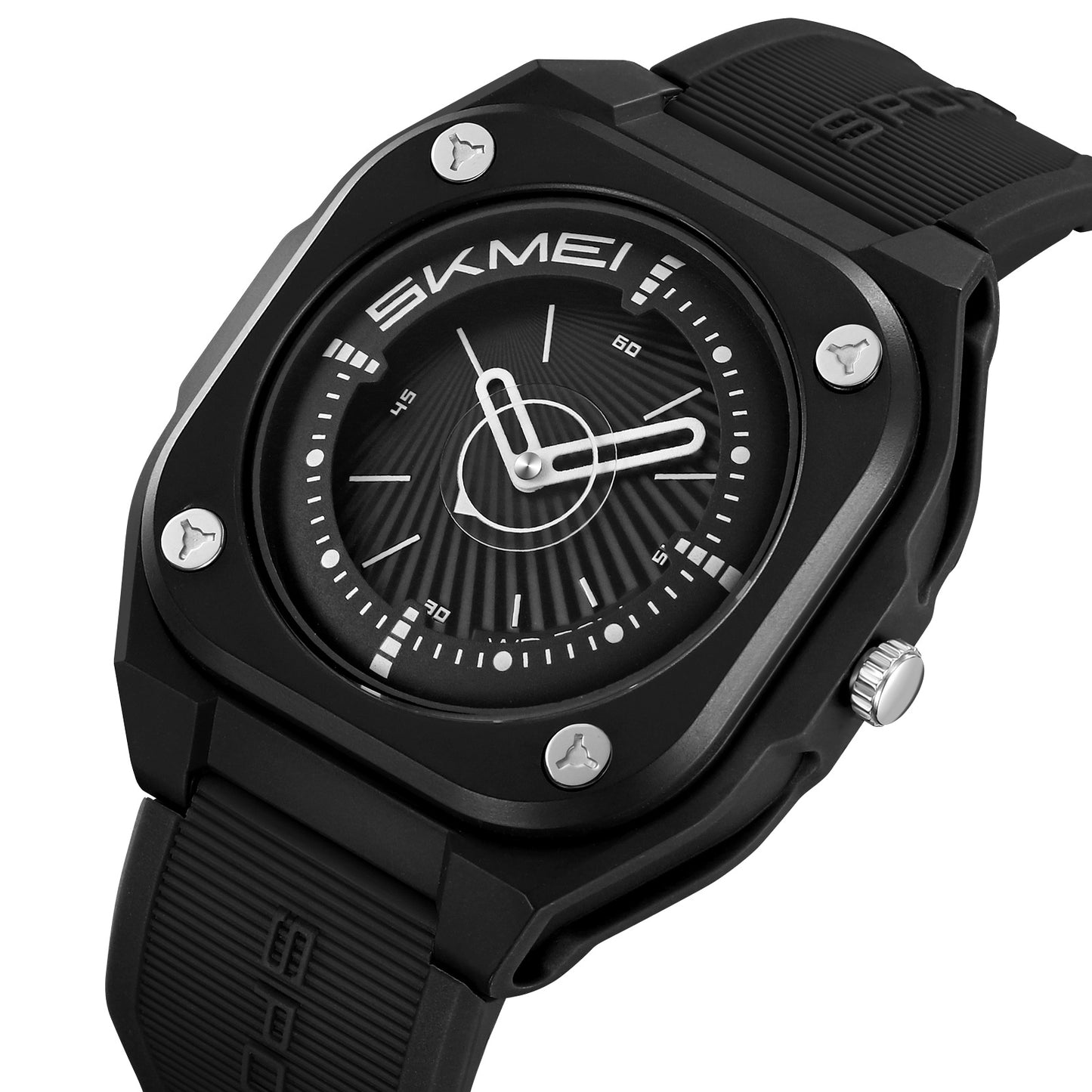 Skmei Quartz Analog Dial Silica Gel Strap Watch for Men - 2329