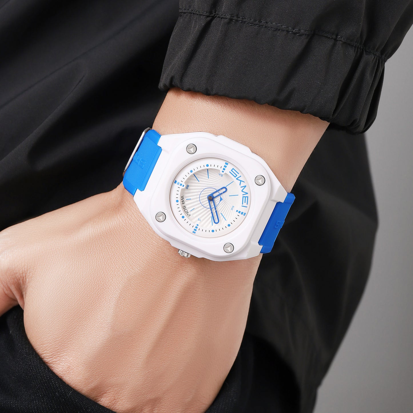 Skmei Quartz Analog Dial Silica Gel Strap Watch for Men - 2329