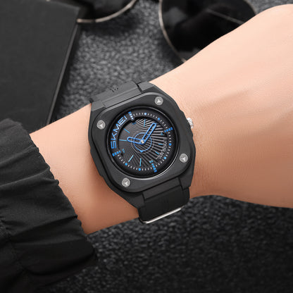 Skmei Quartz Analog Dial Silica Gel Strap Watch for Men - 2329