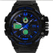 Analog-Digital Watch for Men with Black Polyurethane Strap and Round Dial for Casual & Formal Wear