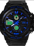 Analog-Digital Watch for Men with Black Polyurethane Strap and Round Dial for Casual & Formal Wear