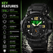 Analog-Digital Watch for Men with Black Polyurethane Strap and Round Dial for Casual & Formal Wear