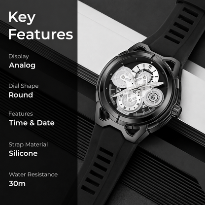 Stylish Analog Wrist Watch with Designer Dial for men