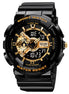 Analog-Digital Watch for Men with Black Silicone Strap and Round Dial for Casual & Formal Wear