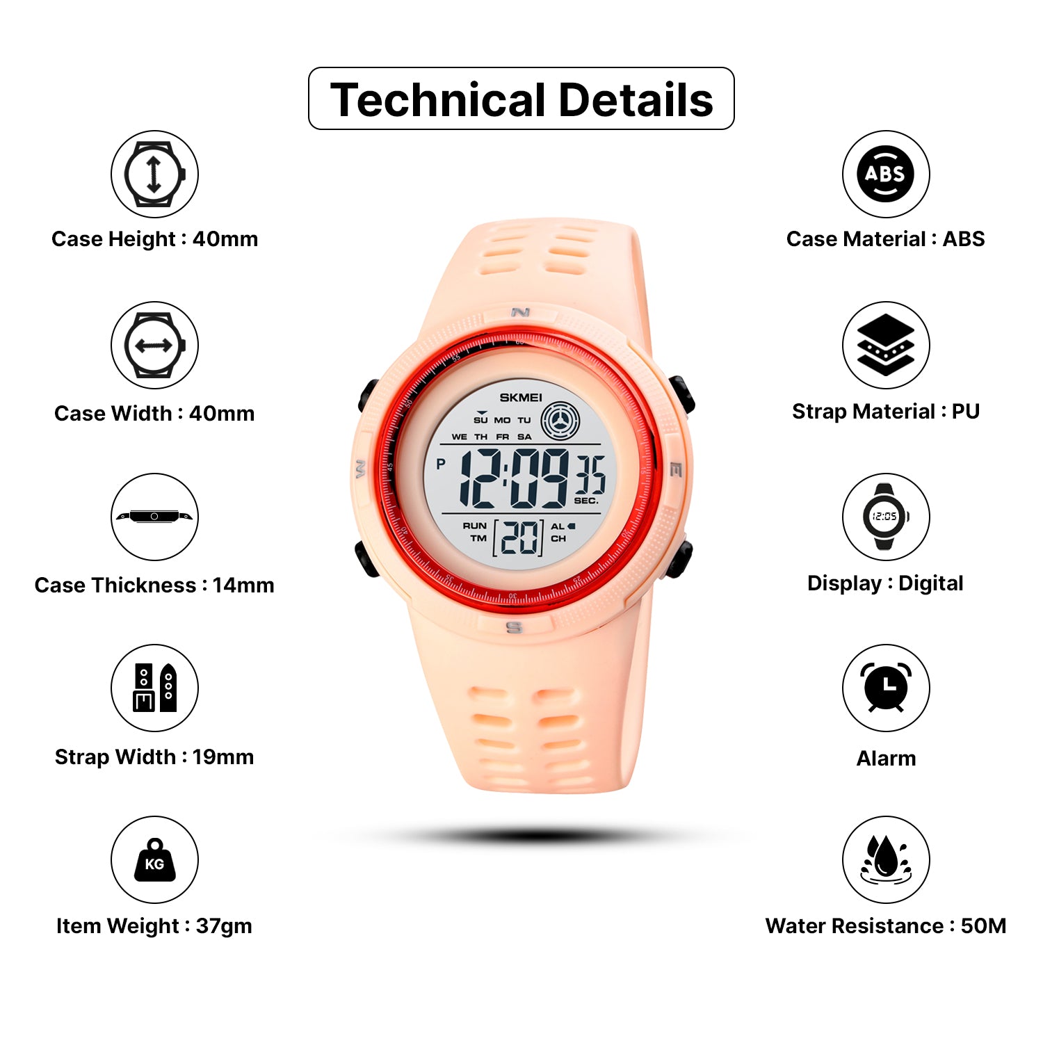 Bluetooth Shopee Skmei Watch Promo Jam Tangan Pria Smartwatch