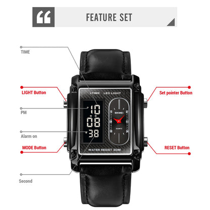 Men's Multifunction Digital Watch - 1868