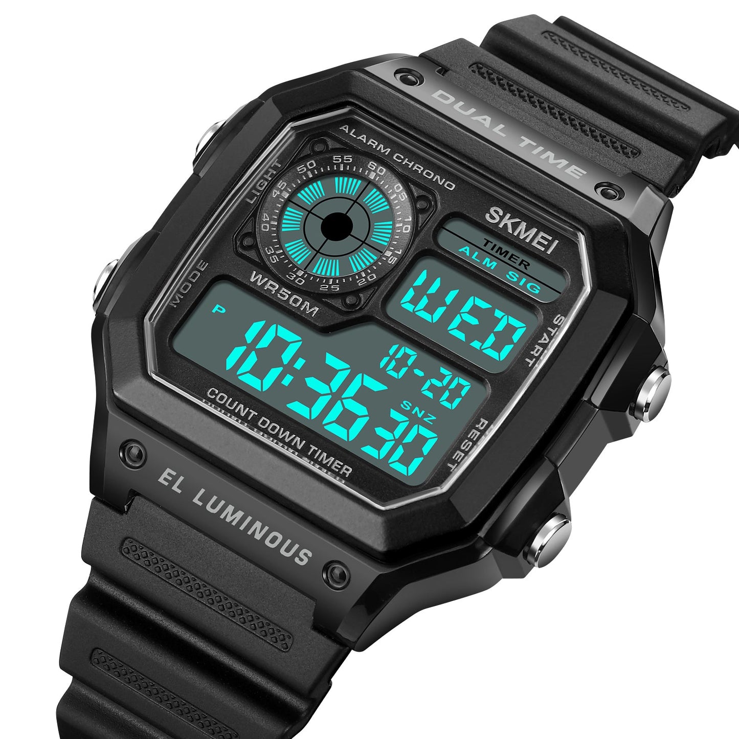 Digital Sport Watch with Transparent Case - 1998