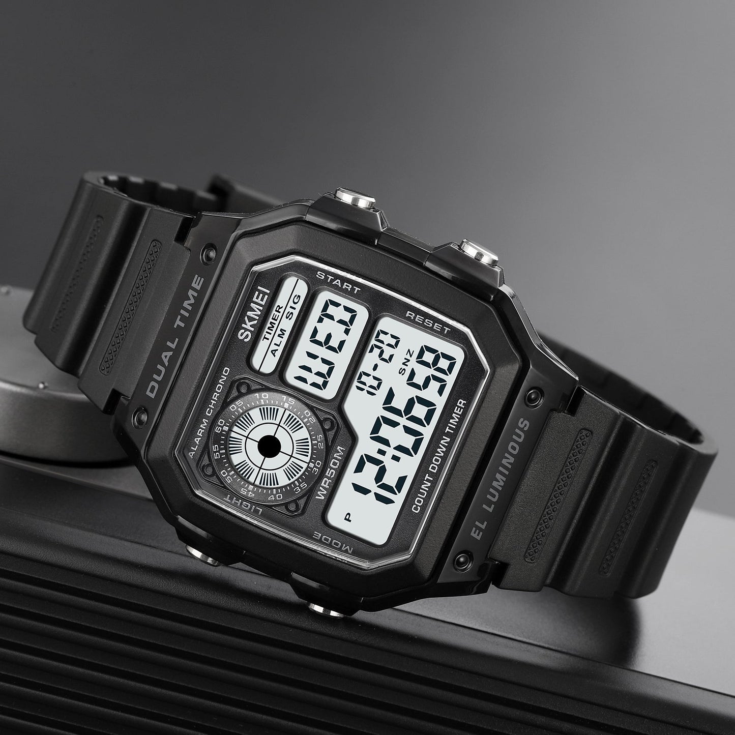 Digital Sport Watch with Transparent Case - 1998