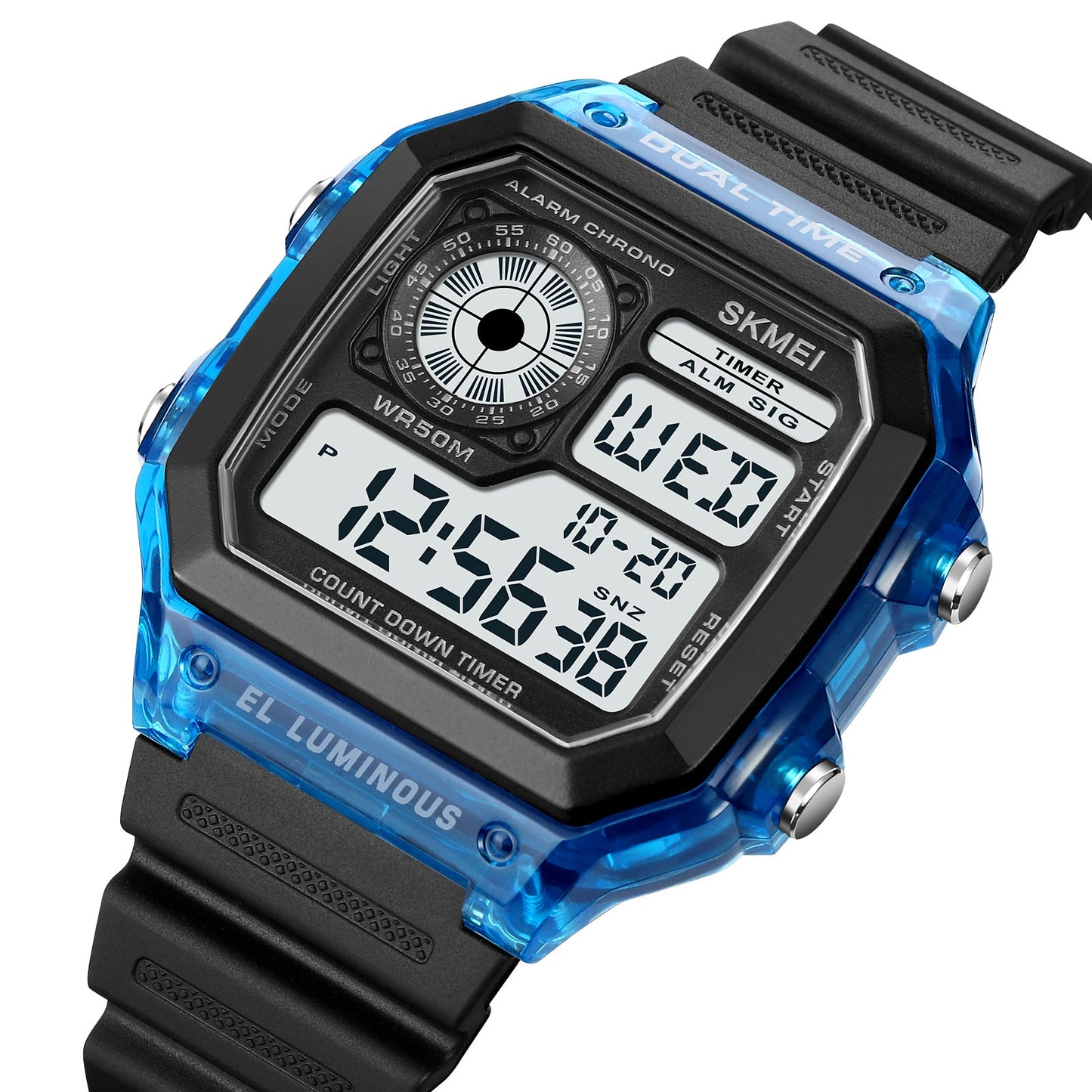 Digital Sport Watch with Transparent Case - 1998