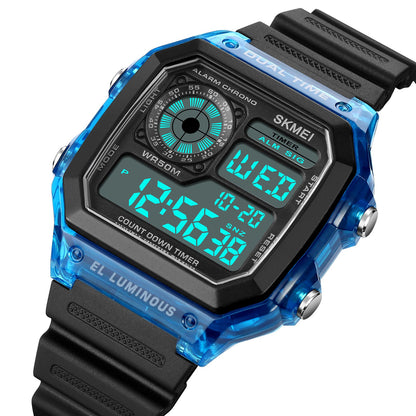 Digital Sport Watch with Transparent Case - 1998