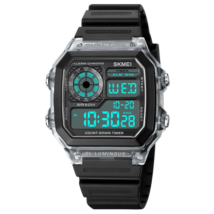 Digital Sport Watch with Transparent Case - 1998