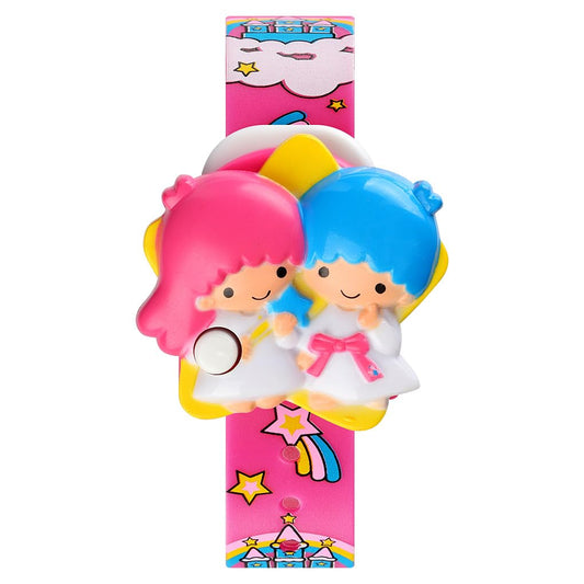 Cute Cartoon Kids Watch with Colorful Strap and Adorable Character Design