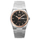 Analog Watch for Men with Silver Stainless Steel Strap and Round Dial for Casual & Formal Wear