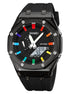 Analog-Digital Watch for Men with Black Silicone Strap and Round Dial for Casual & Formal Wear