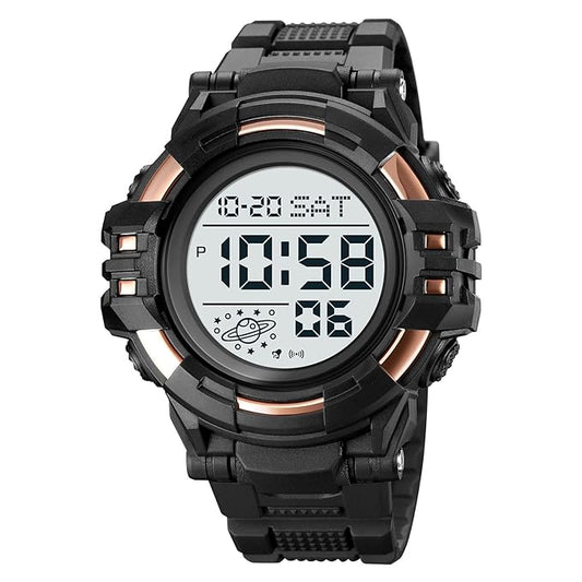 Rugged Digital Sports Watch for Men with Outdoor Style and Multi Function Display