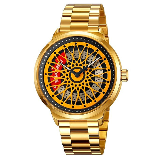 Premium Skeleton Dial Watch for Men – Stainless Steel Strap, Unique Designer Mechanical Style Wrist Watch