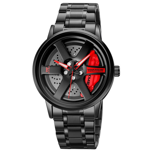 Men's Spinning Car Wheels Rolling Creative Fashion Watch