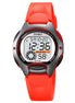 Digital Watch for Kids with Red Silicone Strap and Round Dial for Casual & Formal Wear