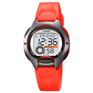 Digital Sports Watch – Red Strap, 50M Water Resistant, Alarm & Stopwatch