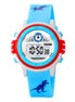 Digital Watch for Kids with Sky Blue Polyurethane Strap and Round Dial for Casual & Formal Wear