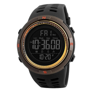 Premium Digital Sports Watch for Men with Round Dial Alarm Stopwatch Luminous Display and Comfortable Strap