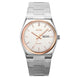 Analog Watch for Men with Silver Stainless Steel Strap and Round Dial for Casual & Formal Wear
