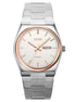 Analog Watch for Men with Silver Stainless Steel Strap and Round Dial for Casual & Formal Wear