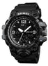 Analog-Digital Watch for Men with Black Polyurethane Strap and Round Dial for Casual & Formal Wear
