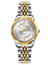 Analog Watch for Women with Silver-gold Stainless Steel Strap and Round Dial for Casual & Formal Wear